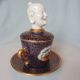 Antique Sevres French Porcelain Trembleuse Gilt Chocolate Tea Cup Asian Dresden Cups & Saucers photo 4