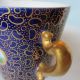 Antique Sevres French Porcelain Trembleuse Gilt Chocolate Tea Cup Asian Dresden Cups & Saucers photo 5