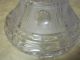 Spectacular Anitique Crystal Glass Decanter,  Frosted,  Optic Coin, Decanters photo 9