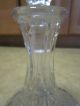 Spectacular Anitique Crystal Glass Decanter,  Frosted,  Optic Coin, Decanters photo 4