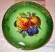 Vintage Mitterteich Bavaria Made In Germany Fruit Plate Apples & Plums Plates & Chargers photo 1