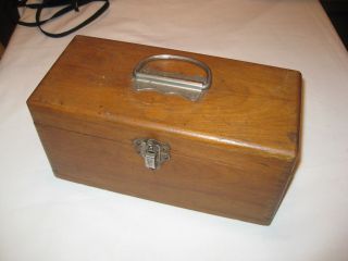 Antique Primitive Finger Joint Box From Industrial Use photo