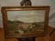 Very Old Oil Painting,  { Man With His Sheep,  With A Great Frame } Is Antique Other photo 1