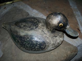 Duck Decoy,  Antique Wooden Carved photo