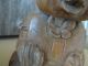 Adorable Vintage Primitive Hand Carved Wooden Three Bears Momma,  Papa And Baby Carved Figures photo 3