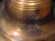 Antique Signed 19th C Tall Bronze Oil Lamp Candleholder Metalware photo 1