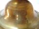 Antique Signed 19th C Tall Bronze Oil Lamp Candleholder Metalware photo 3