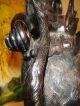 Vintage Monkey General Dragon Wood Statue Indonesian Bali Balinese Sculpture Carved Figures photo 6