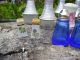 O & E.  G.  Royal Austria Salt & Pepper Blue Glass And More Salt & Pepper Shakers photo 1
