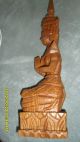 Handcarved Polished Wood Figurine Carved Figures photo 1