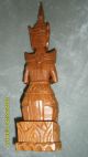 Handcarved Polished Wood Figurine Carved Figures photo 3