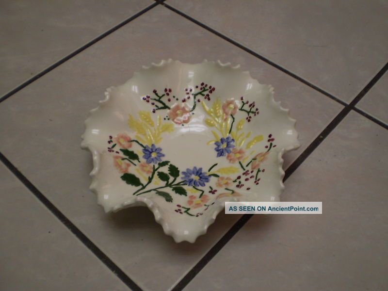 Antique Hand Made Porcelain Candy & Bouquet Dish Other photo