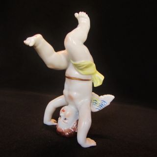 Darling Antique Volkstedt German Dresden Porcelain Cherub Angel Figurine Baby photo