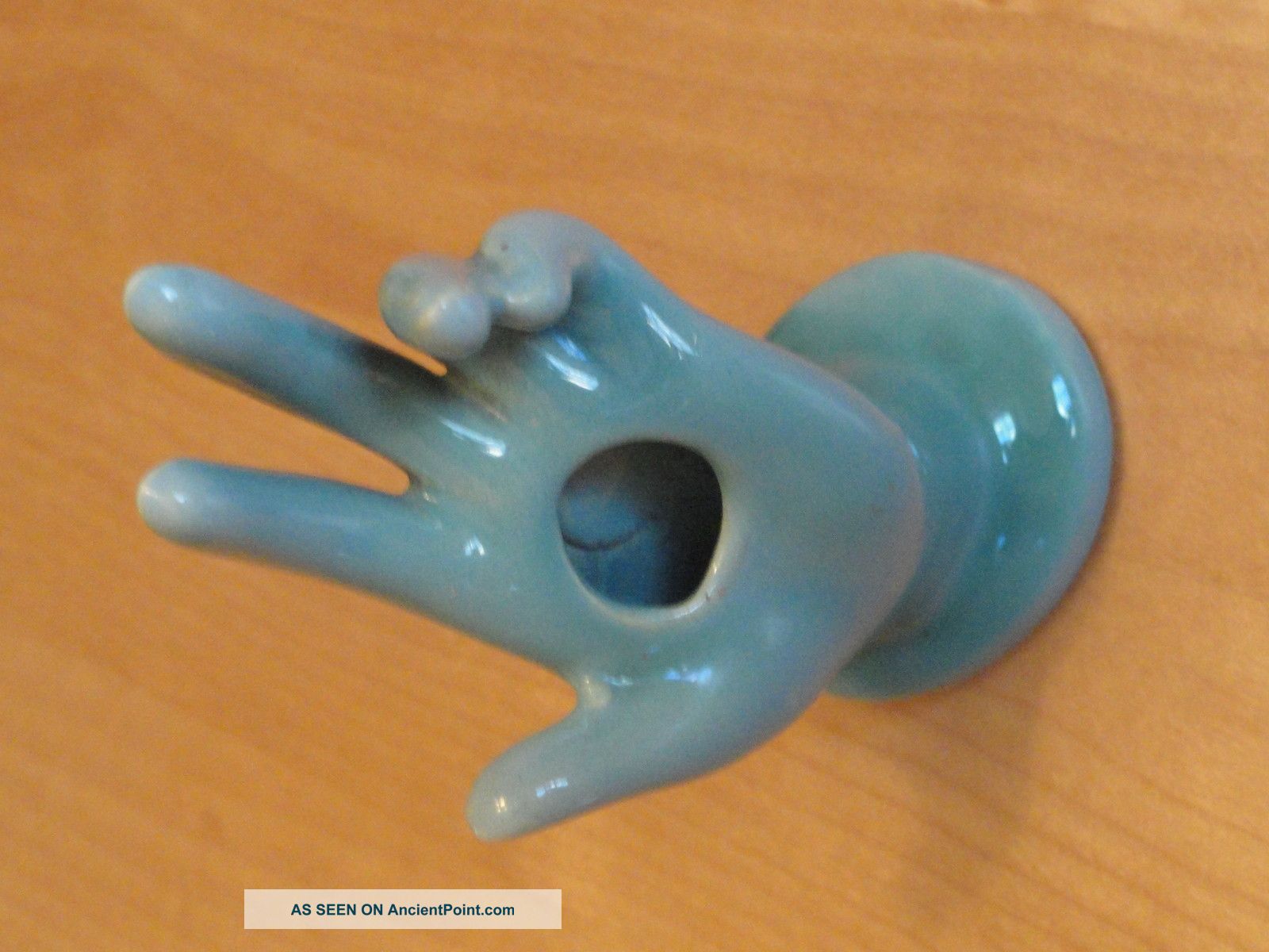 Charming Machthstick Holder Circa 1950 ' S Perfect Shape Figurines photo