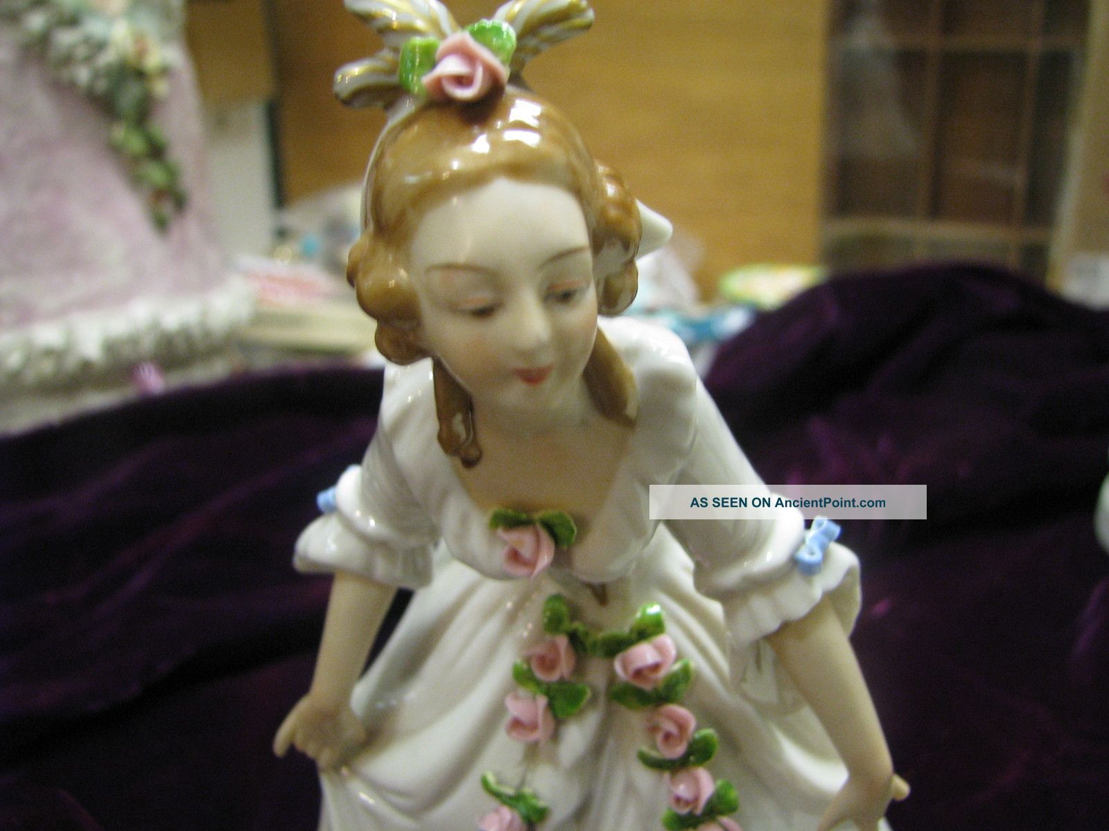 Lovely Lace Dresden Figurine Always The Best Figurines photo