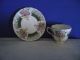 Grosvenor Bone Jackson&gosling Cup 2.  3 X 2.  6 Saucer 4.  9 X 0.  5 Floral Gold Cups & Saucers photo 4