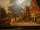 Large Old Oil Painting,  { Old Dutch Street Scene,  Is Signed And Finished Finely } Other photo 10
