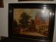 Large Old Oil Painting,  { Old Dutch Street Scene,  Is Signed And Finished Finely } Other photo 11