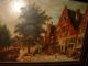 Large Old Oil Painting,  { Old Dutch Street Scene,  Is Signed And Finished Finely } Other photo 4