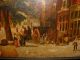 Large Old Oil Painting,  { Old Dutch Street Scene,  Is Signed And Finished Finely } Other photo 5