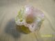 Vase Pink And Yellow Splater Glass Tag On Bottom Say End Of Day Appr.  At 145.  00 Vases photo 3