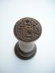 18th Century Islamic Bronze Chessman Chess Piece Seal Metalware photo 2