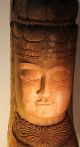 Teak Buddha Old Wood Over 100 Years Old Big 31.  5 Inchs High Lamps photo 1