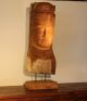 Teak Buddha Old Wood Over 100 Years Old Big 31.  5 Inchs High Lamps photo 3