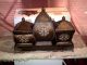 Casa Christina/embossed Vintage Containers With Tray/elegant & Beautiful/nwot Metalware photo 2