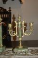 Gorgeous French Mantle Clock With Candle Holders - 1890 France Clocks photo 2