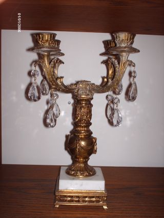 Antique Victorian Candleabra photo