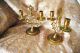 Russian Empire Bronze Candlesticks 2 (pair) Double Headed Eagles - Old Russia Metalware photo 2