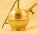 Rare Antique French Brass Hanging Whale Oil Lamp,  Mid - 19th C. Lamps photo 8
