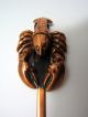 Antique Bronze Lobster Letter Opener/ Adv.  Ocean City,  N.  J.  / 9 1/8 
