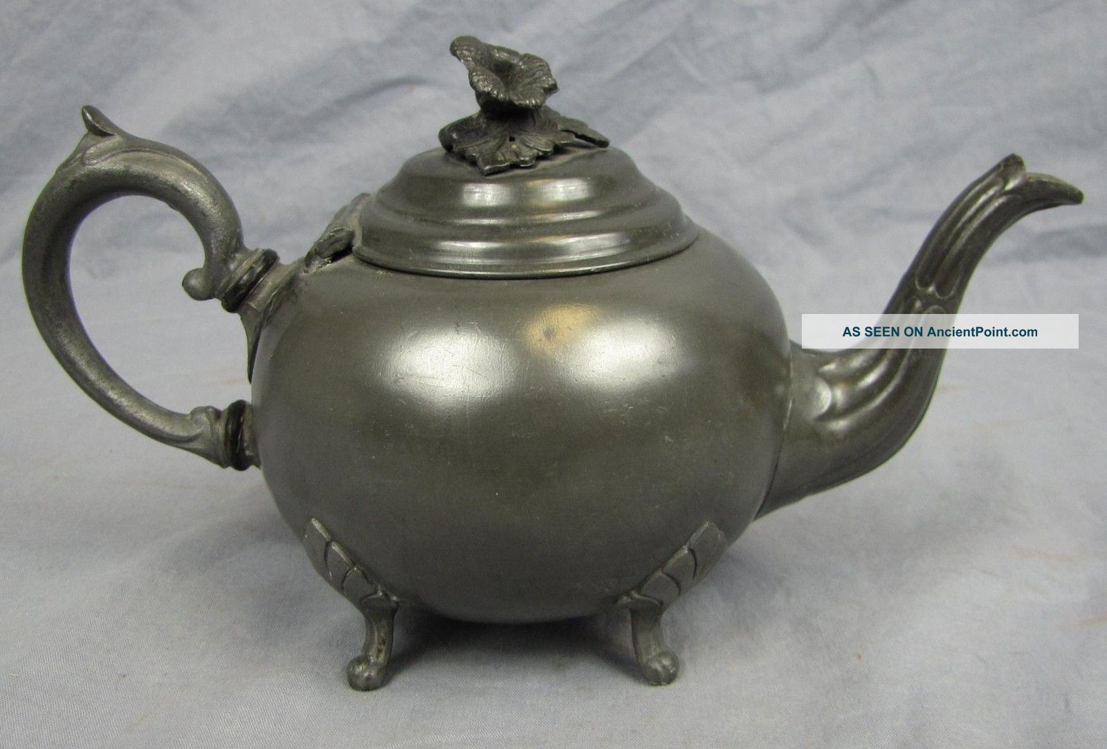 C.  1830 Best Britannia Pewter Tea Pot Metalware photo