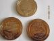 Three Brass Medal American Clipper,  Us Consitution,  Independence Declared Metalware photo 6