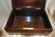Antique Wooden Sewing Box With Inlaid Rosebuds And Geometric Patterns Circa 1860 Boxes photo 5