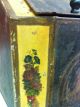 Antique Attractive Decorative Tea Tin With Painted Lady. Metalware photo 3
