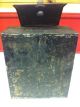 Antique Attractive Decorative Tea Tin With Painted Lady. Metalware photo 6