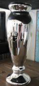 Authentic Antique Silver Mercury Glass Decorative Vase - Great Cond.  Collectors Vases photo 3