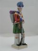 Porcelain Military Figurine: 11th Highland Regiment 1808,  Soldier,  Bohne? Mark Figurines photo 5