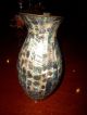 Antique Mother Of Pearl & Copper Pitcher 10 1/4 