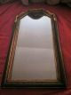 Antique Black And Gold Gesso Wood Mirror With Gilded Top All Mirrors photo 4
