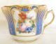 Antique French Old Paris Porcelain Set Of Cup & Saucer Matching Dessert Plate Cups & Saucers photo 2