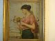 Antique French Kpm Oil Painting 19 Th Early 20 Th Canvas Other photo 8