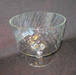 Large Footed Glass Bowl Centerpiece photo