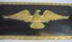Antique Stamped Brass Eagle Wall Hanging Metalware photo 1