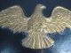 Antique Stamped Brass Eagle Wall Hanging Metalware photo 2