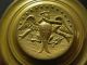19th Century Brass American Eagle Tieback Pair Metalware photo 4