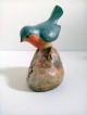 Vintage 3 Birds Ceramic Statues 